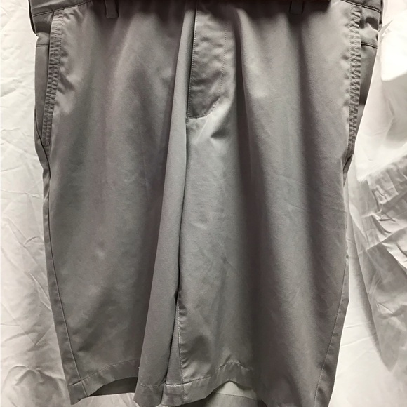 Adidas Gray Flat Front Performance Shorts - Picture 1 of 8